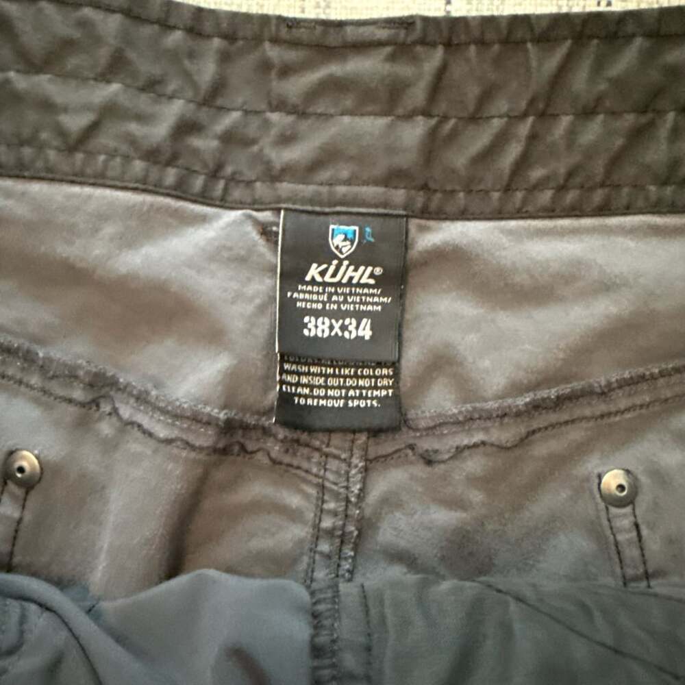 Kuhl Mens Gray Hiking Pants Size 38x34 - Picture 4 of 6
